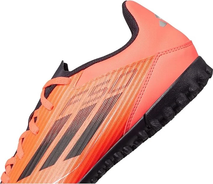 adidas F50 Club Turf Soccer Cleats Soccer Shoes Turbo/Aurora Black/Platin Metallic : Men's 10 - Women's 11 Medium, Leather - Image 7