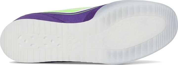 adidas F50 Freestyle 24 Messi Indoor Soccer Cleats Soccer Shoes White/Lucid Lemon/Unity Purple : Men's 11.5 - Women's 12.5 Medium, Suede - Image 3