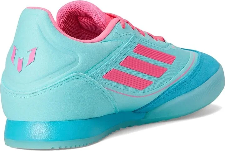adidas F50 Freestyle Messi Indoor Soccer Cleats Soccer Shoes Flash Aqua/Lucid Pink/Lucid Cyan : Men's 13.5 - Women's 14.5 Medium, Rubber - Image 4