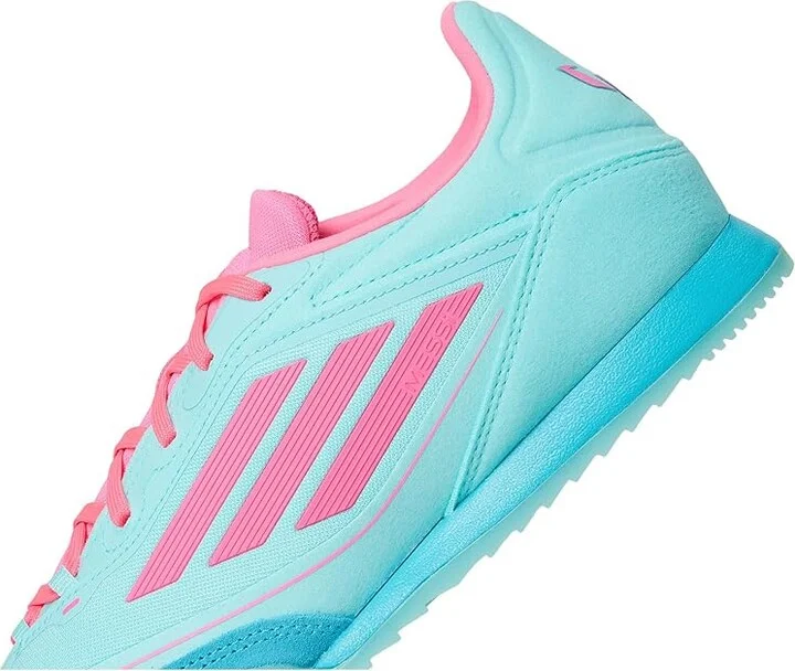 adidas F50 Freestyle Messi Indoor Soccer Cleats Soccer Shoes Flash Aqua/Lucid Pink/Lucid Cyan : Men's 13.5 - Women's 14.5 Medium, Rubber - Image 7