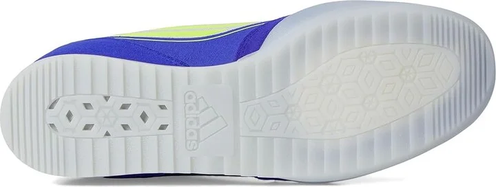 adidas F50 Freestyle Messi Indoor Soccer Cleats Soccer Shoes Silver Metallic/Solar Yellow/Lucid Blue : Men's 13 - Women's 14 Medium, Rubber - Image 3