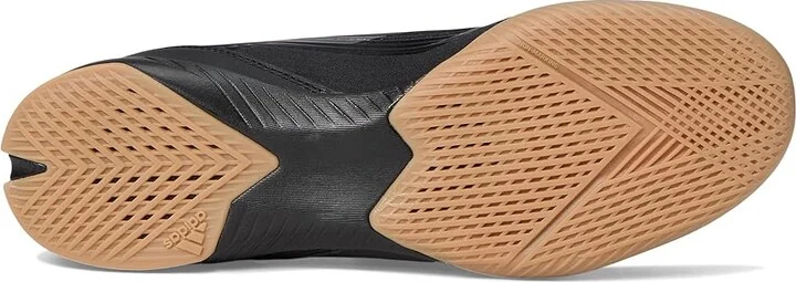 adidas F50 League Indoor Soccer Cleats Soccer Shoes Black/Iron Metallic/Lucid Red : Men's 12.5 - Women's 13.5 Medium, Leather/Suede - Image 3