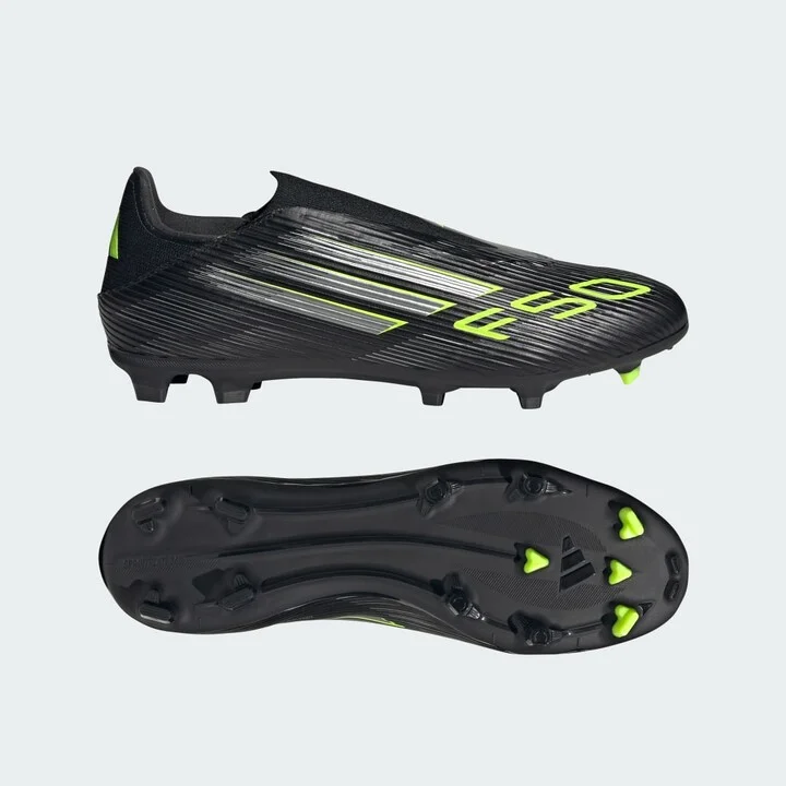 adidas F50 League Laceless Firm/Multi-Ground Cleats Core Black 7.5 Unisex