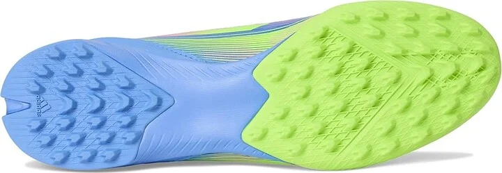 adidas F50 League Turf Soccer Cleats Soccer Shoes Blue Fusion/Lucid Lemon/Lucid Pink : Men's 13 - Women's 14 Medium, Synthetic - Image 3