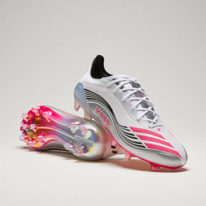 adidas F50 Messi Elite Firm Ground Cleats Cloud White 5.5 Unisex