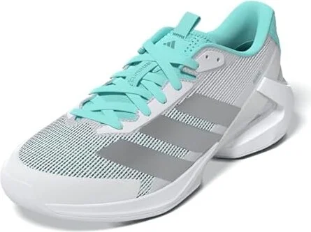 White/Silver Metallic/Mint Ton