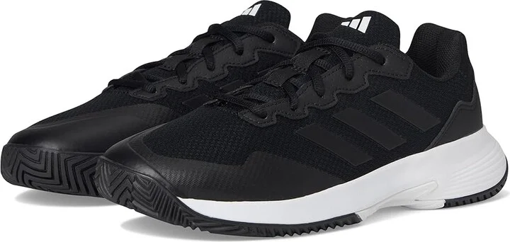 adidas Game Court 2 Tennis Shoes Men's Shoes Core Black/Core Black/Grey Four : 12 D - Medium, Synthetic