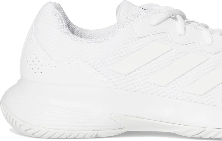 adidas Game Court 2 Tennis Shoes Men's Shoes Footwear White/Footwear White/Matte Silver : 11.5 D - Medium, Synthetic - Image 7