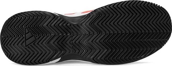 adidas Game Court 2 Tennis Shoes Men's Shoes White/Lucid Red/Black : 6.5 D - Medium, Synthetic - Image 3