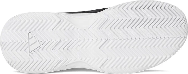 adidas Game Court 2 Tennis Shoes Women's Shoes Black/Black/Silver Metallic : 8 B - Medium - Image 3