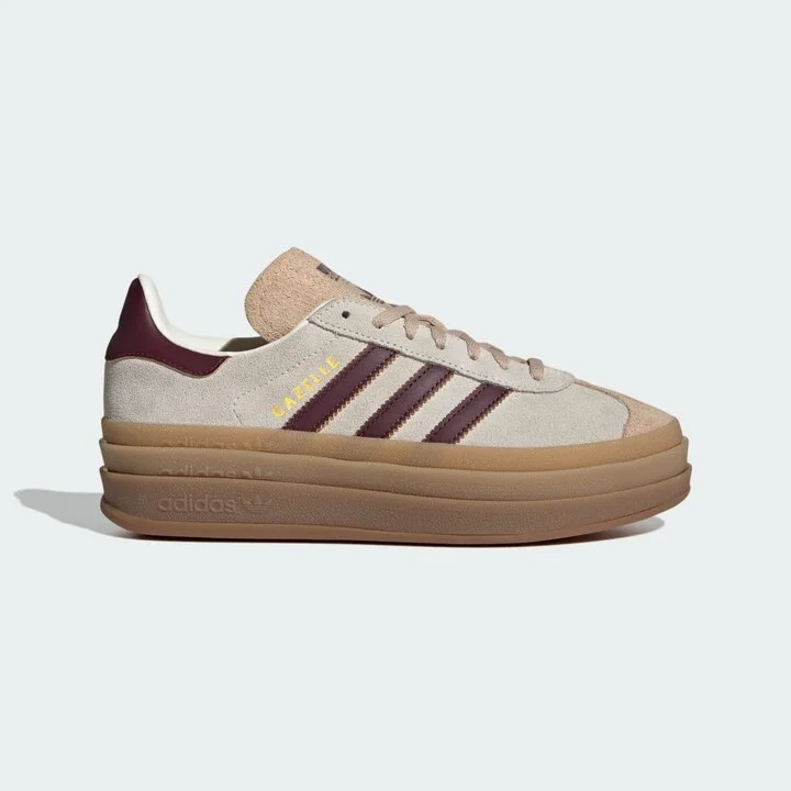 adidas Gazelle Bold Shoes Cream White M 4 / W 5 Womens