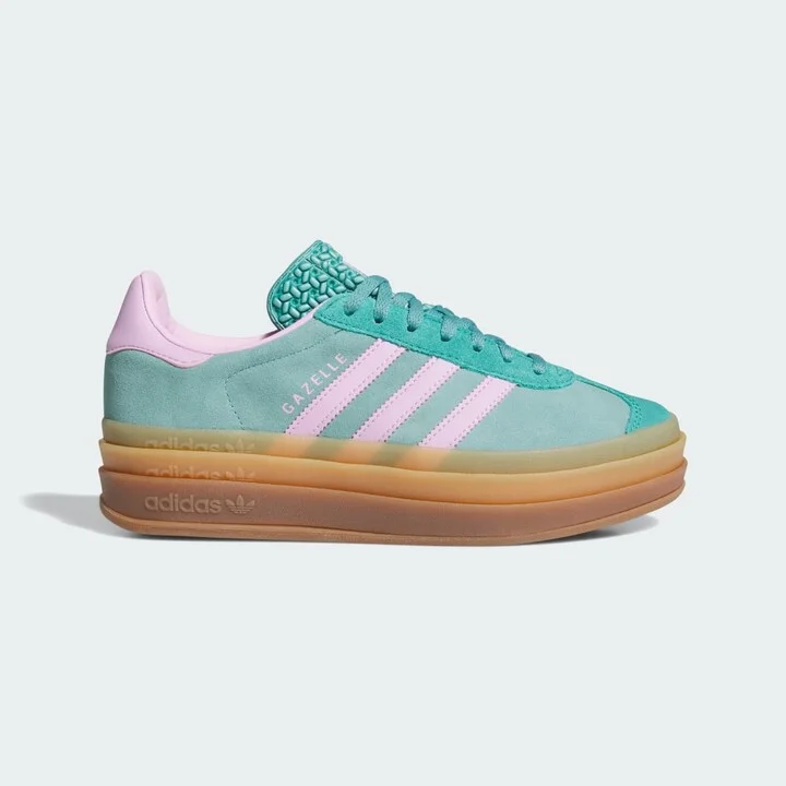 adidas Gazelle Bold Shoes Powder Teal 5 Womens