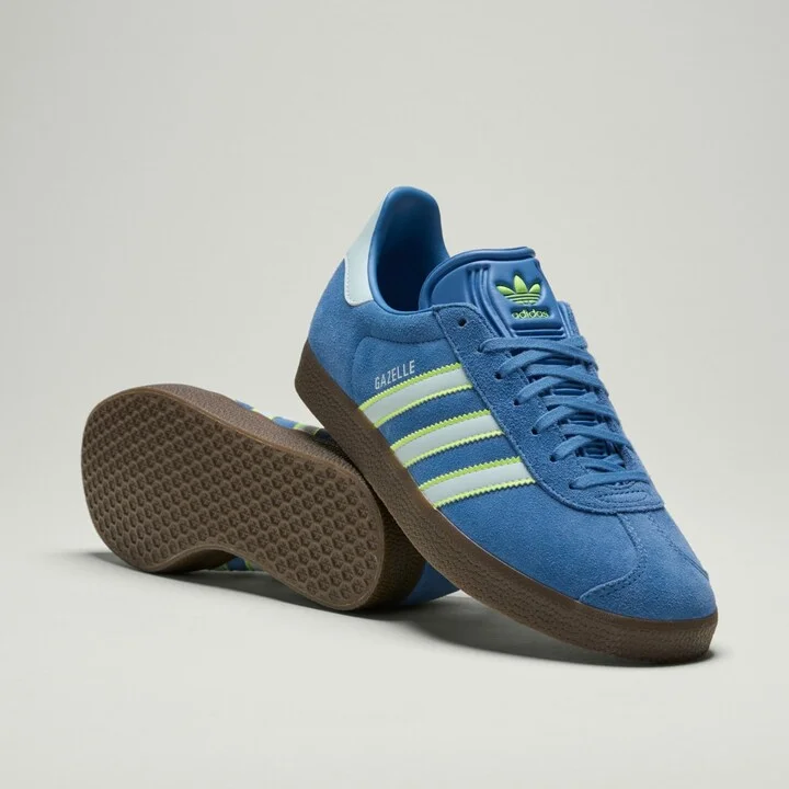 adidas Gazelle Charlotte FC 2025 Archive Shoes Focus Blue 6.5 Mens