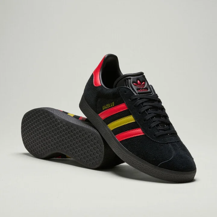adidas Gazelle FC Dallas 2025 Archive Shoes Core Black 6.5 Mens