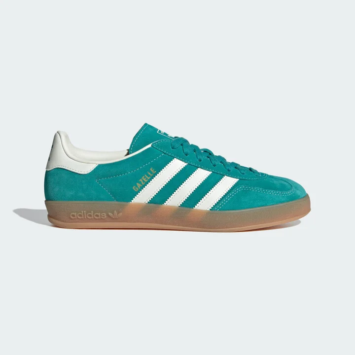 adidas Gazelle Indoor Shoes Pure Teal 4Mens