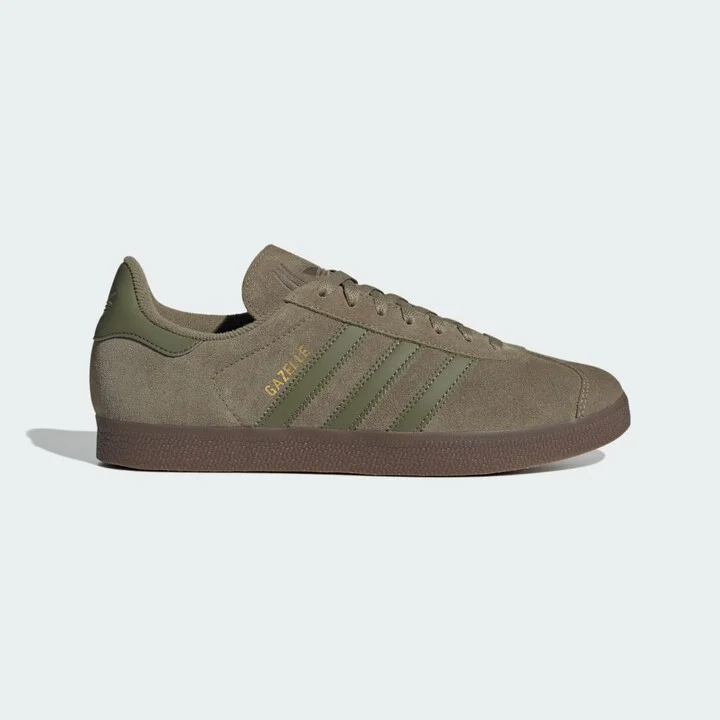 adidas Gazelle Shoes Orbit Green 4 Mens