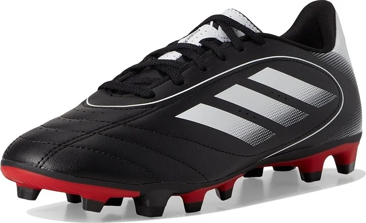 adidas Goletto IX Firm Ground/Multi Ground Soccer Cleats Soccer Shoes Black/White/Better Scarlet : Men's 10.5 - Women's 11.5 Medium, Rubber - Image 5