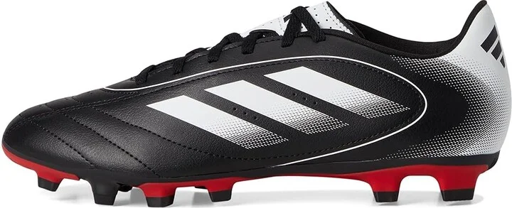 adidas Goletto IX Firm Ground/Multi Ground Soccer Cleats Soccer Shoes Black/White/Better Scarlet : Men's 10.5 - Women's 11.5 Medium, Rubber - Image 6