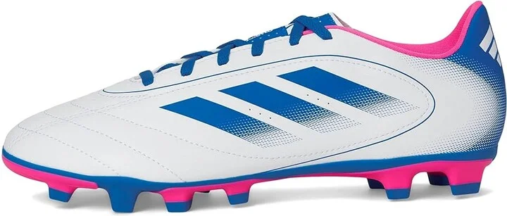 adidas Goletto IX Firm Ground/Multi Ground Soccer Cleats Soccer Shoes White/Bright Royal/Team Shock Pink : Men's 10 - Women's 11 Medium - Image 6