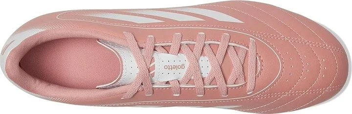 adidas Goletto IX Firm Ground/Multi Ground Soccer Cleats Soccer Shoes Wonder Mauve/White/Wonder Mauve : Men's 12 - Women's 13 Medium, Rubber - Image 2