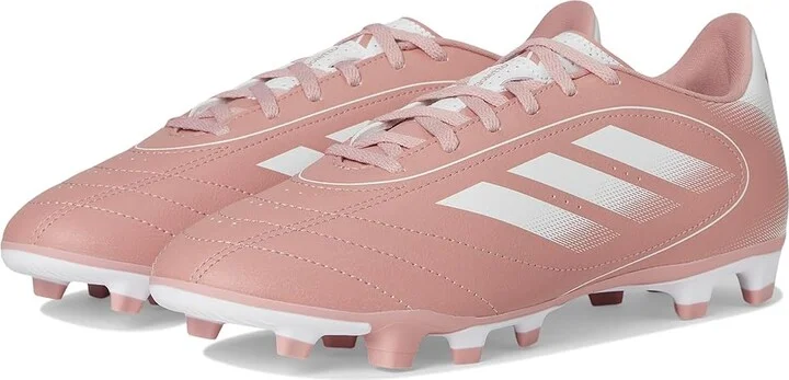 adidas Goletto IX Firm Ground/Multi Ground Soccer Cleats Soccer Shoes Wonder Mauve/White/Wonder Mauve : Men's 12 - Women's 13 Medium, Rubber