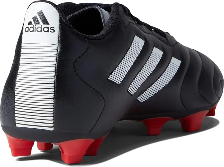 adidas Goletto Viii Firm Ground Soccer Cleats Shoes Black/White/Red : Men's 5.5 - Women's 6.5 Medium, Synthetic - Image 4