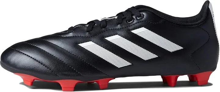 adidas Goletto Viii Firm Ground Soccer Cleats Shoes Black/White/Red : Men's 5.5 - Women's 6.5 Medium, Synthetic - Image 6