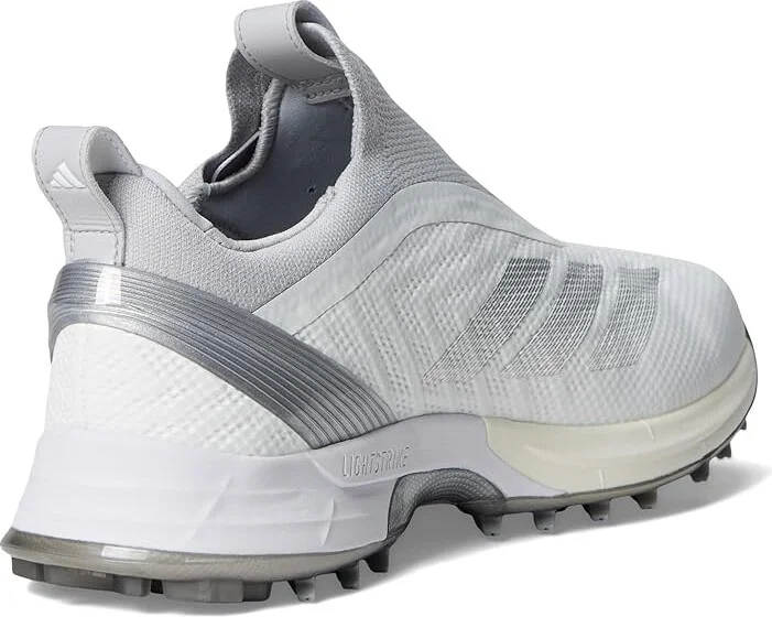 adidas Golf Adizero ZG BOA Spikeless Golf Shoes Men's Golf Shoes Footwear White/Silver Metallic/Light Solid Grey : 12 D - Medium, Leather - Image 4