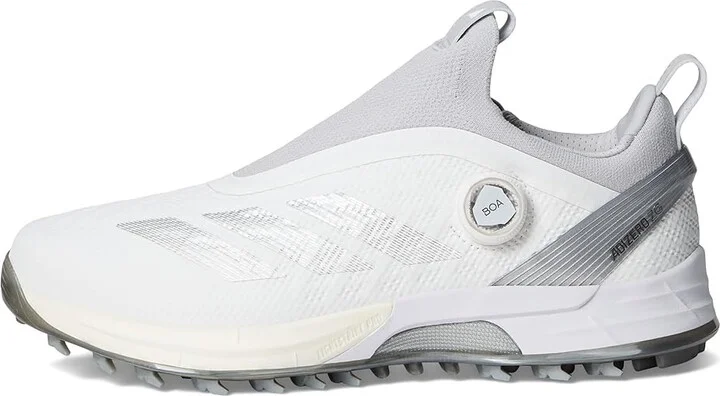 adidas Golf Adizero ZG BOA Spikeless Golf Shoes Men's Golf Shoes Footwear White/Silver Metallic/Light Solid Grey : 12 D - Medium, Leather - Image 6