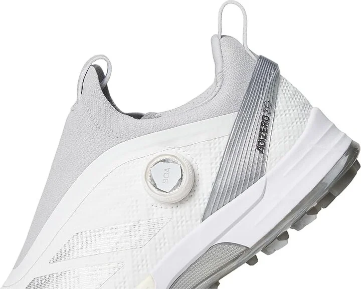 adidas Golf Adizero ZG BOA Spikeless Golf Shoes Men's Golf Shoes Footwear White/Silver Metallic/Light Solid Grey : 12 D - Medium, Leather - Image 7