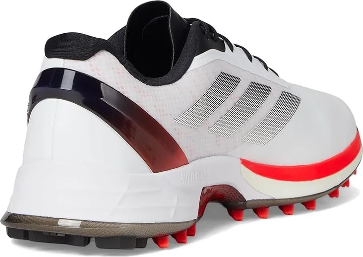 adidas Golf Adizero ZG Spikeless Golf Shoes Men's Golf Shoes Footwear White/Lucid Red/Core Black : 8.5 D - Medium, Synthetic - Image 4