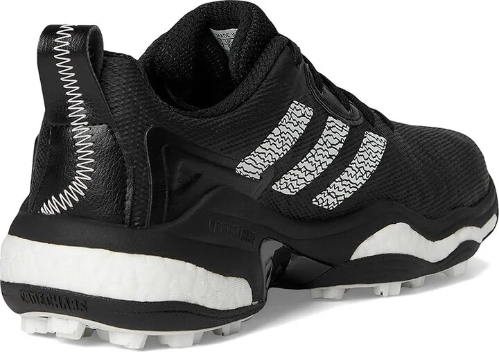 adidas Golf Codechaos 25 Golf Shoes Men's Golf Shoes Core Black/Footwear White/Lucid Lemon : 14 D - Medium, Leather - Image 4