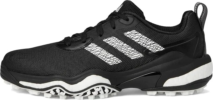 adidas Golf Codechaos 25 Golf Shoes Men's Golf Shoes Core Black/Footwear White/Lucid Lemon : 14 D - Medium, Leather - Image 6