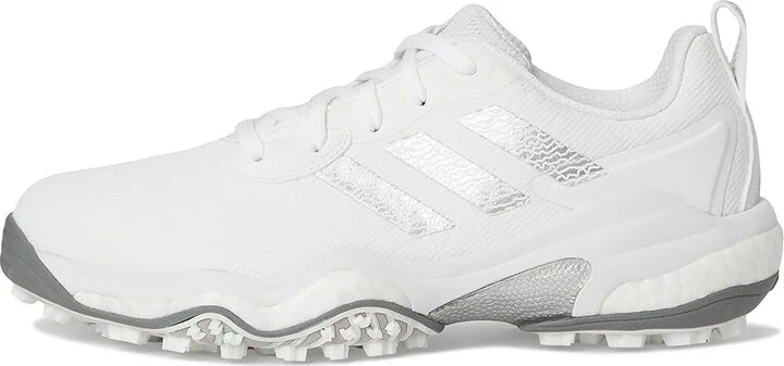 adidas Golf Codechaos 25 Golf Shoes Men's Golf Shoes Footwear White/Silver Metallic/Grey Two : 12 D - Medium, Leather - Image 6
