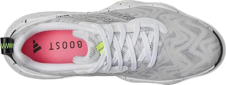 adidas Golf Codechaos 25 Golf Shoes Women's Golf Shoes Footwear White/Core Black/Lucid Lemon : 9.5 B - Medium, Leather - Image 2