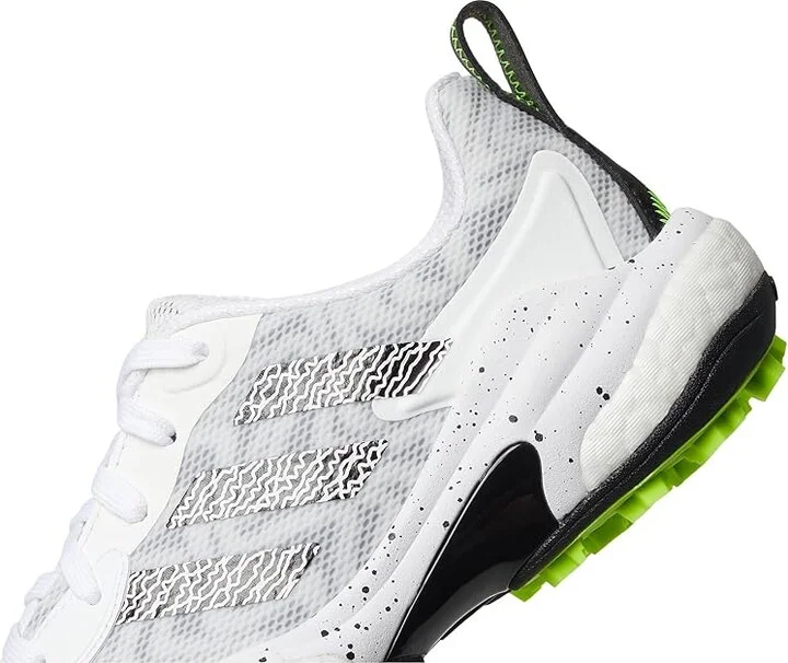 adidas Golf Codechaos 25 Golf Shoes Women's Golf Shoes Footwear White/Core Black/Lucid Lemon : 9.5 B - Medium, Leather - Image 7