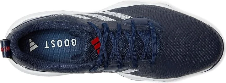 adidas Golf Codechaos 25 Spikeless Golf Shoes Men's Golf Shoes Collegiate Navy/Footwear White/Better Scarlet : 9 D - Medium, Faux Leather - Image 2