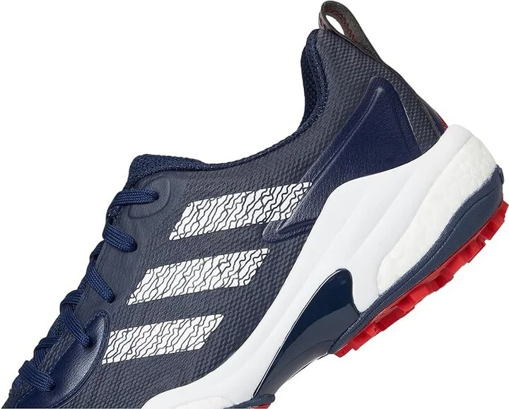 adidas Golf Codechaos 25 Spikeless Golf Shoes Men's Golf Shoes Collegiate Navy/Footwear White/Better Scarlet : 9 D - Medium, Faux Leather - Image 7