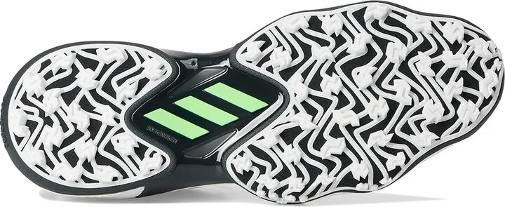adidas Golf Codechaos 25 Spikeless Golf Shoes Men's Golf Shoes Footwear White/Aurora Ivory/Lime Burst : 12 D - Medium, Faux Leather - Image 3