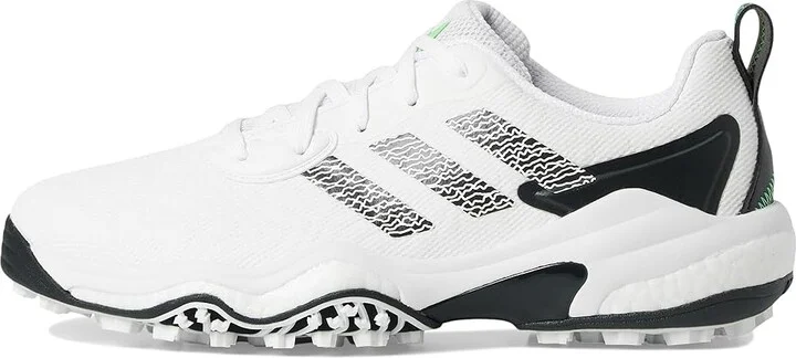 adidas Golf Codechaos 25 Spikeless Golf Shoes Men's Golf Shoes Footwear White/Aurora Ivory/Lime Burst : 12 D - Medium, Faux Leather - Image 6