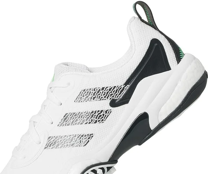 adidas Golf Codechaos 25 Spikeless Golf Shoes Men's Golf Shoes Footwear White/Aurora Ivory/Lime Burst : 12 D - Medium, Faux Leather - Image 7