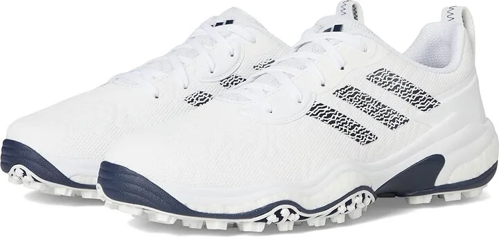 adidas Golf Codechaos 25 Spikeless Golf Shoes Men's Golf Shoes Footwear White/Collegiate Navy/Footwear White : 11.5 D - Medium, Faux Leather