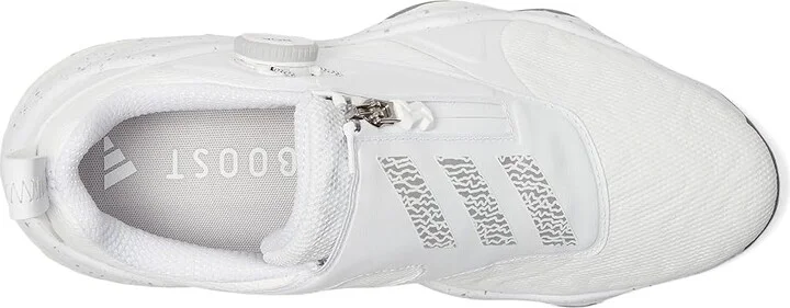 adidas Golf Codechaos BOA 25 Golf Shoes Men's Golf Shoes Footwear White/Iron Metallic/Grey Four : 8 D - Medium, Textile - Image 2