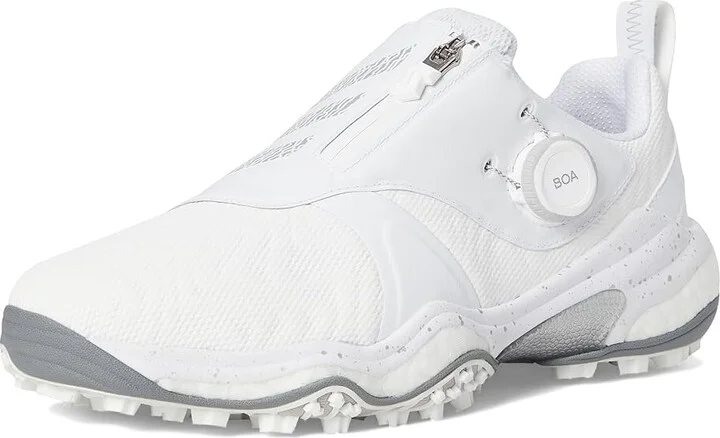 adidas Golf Codechaos BOA 25 Golf Shoes Men's Golf Shoes Footwear White/Iron Metallic/Grey Four : 8 D - Medium, Textile - Image 5