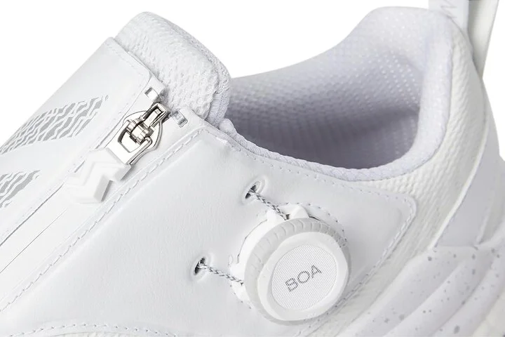 adidas Golf Codechaos BOA 25 Golf Shoes Men's Golf Shoes Footwear White/Iron Metallic/Grey Four : 8 D - Medium, Textile - Image 7