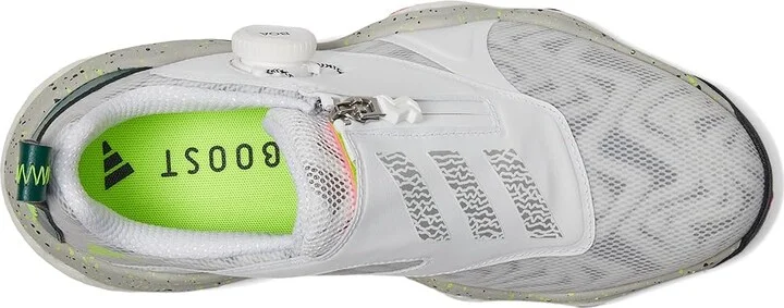 adidas Golf Codechaos BOA 25 Golf Shoes Women's Golf Shoes Footwear White/Silver Metallic/Collegiate Green : 8.5 B - Medium - Image 2