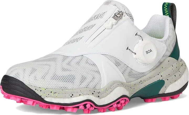 adidas Golf Codechaos BOA 25 Golf Shoes Women's Golf Shoes Footwear White/Silver Metallic/Collegiate Green : 8.5 B - Medium - Image 5