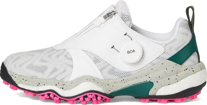adidas Golf Codechaos BOA 25 Golf Shoes Women's Golf Shoes Footwear White/Silver Metallic/Collegiate Green : 8.5 B - Medium - Image 6