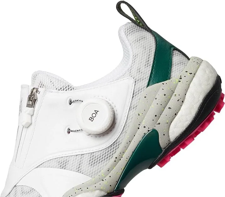 adidas Golf Codechaos BOA 25 Golf Shoes Women's Golf Shoes Footwear White/Silver Metallic/Collegiate Green : 8.5 B - Medium - Image 7