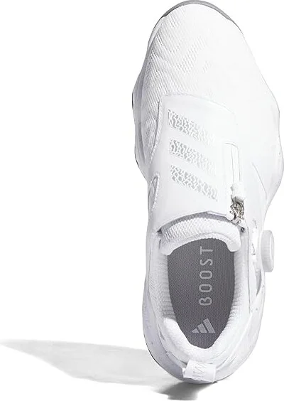 adidas Golf Codechaos BOA 25 Golf Shoes Women's Golf Shoes Footwear White/Silver Metallic/Grey Two : 10 B - Medium - Image 2